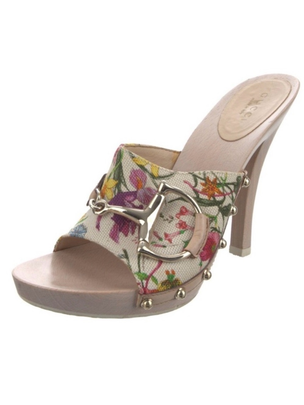 Gucci Floral Heels - Multicolor - Picture 2 of 5
